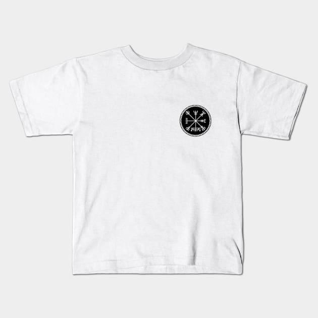 "Vegvisir Symbol" Kids T-Shirt by grubidesigns